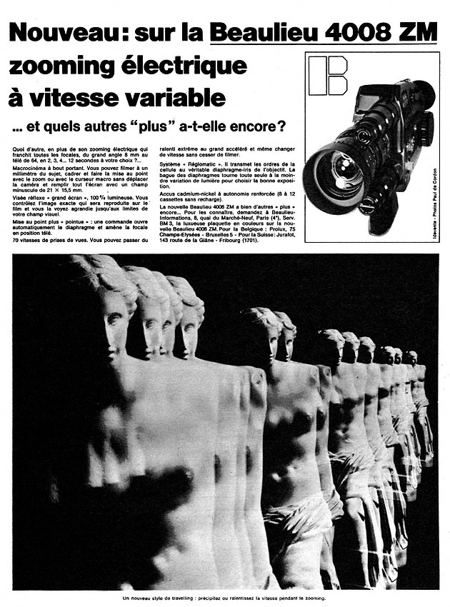 Publicité Beaulieu 1970