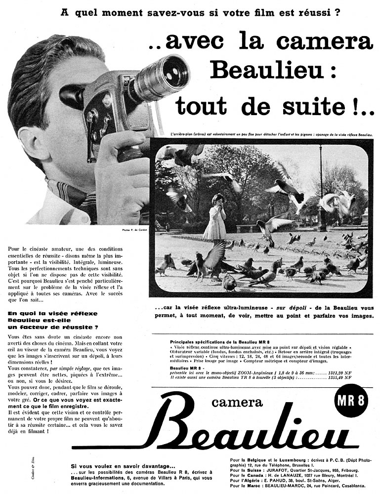 Publicité Beaulieu 1960