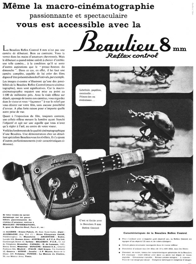 Publicité Beaulieu 1962