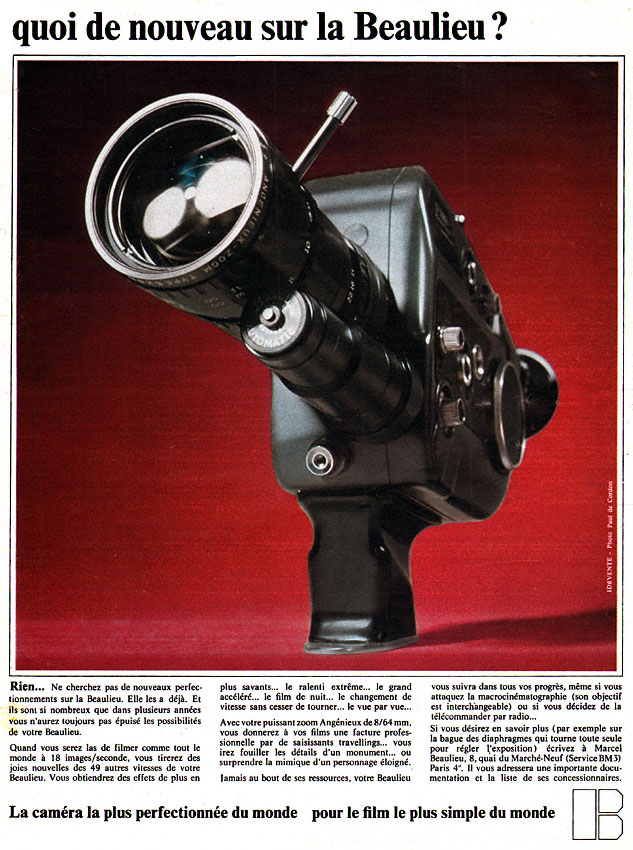 Publicité Beaulieu 1968