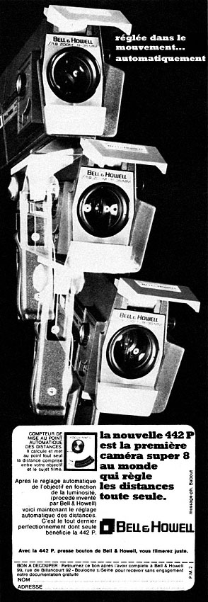 Publicité Bell & Howell 1969