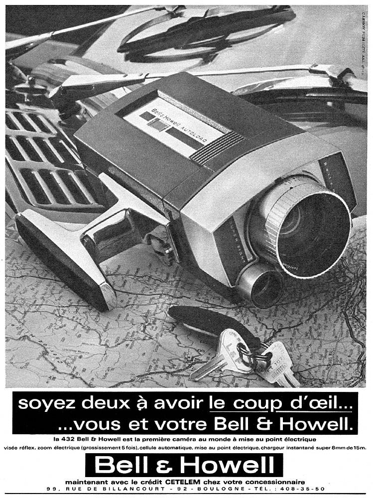 Publicit� Bell & Howell 1967