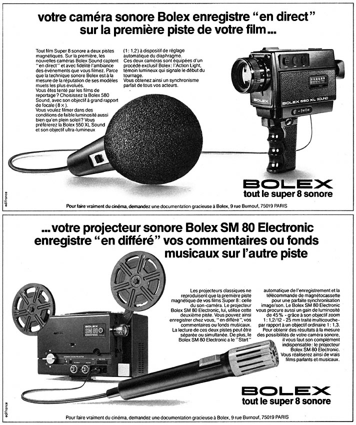 Publicité Bolex 1975