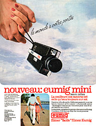 Publicité Eumig 1971