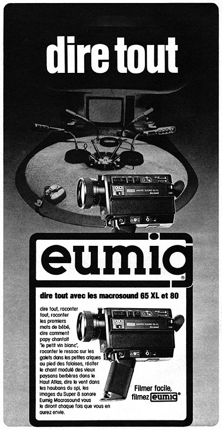 Publicité Eumig 1979