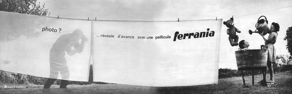 Publicité Ferrania 1962