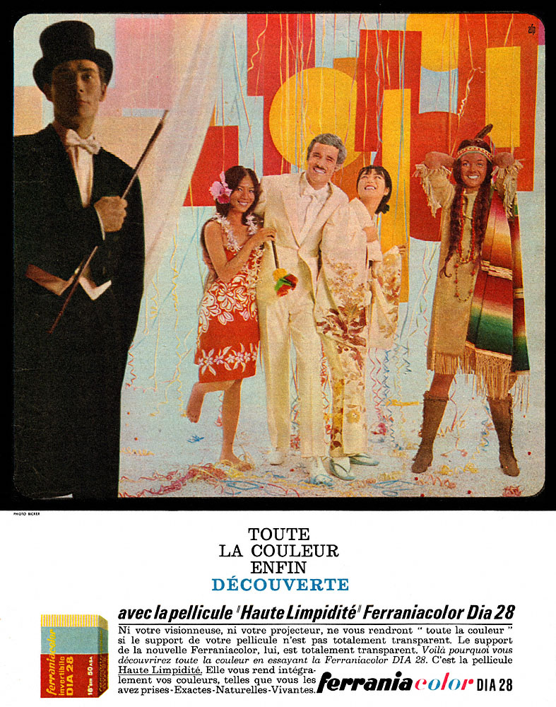 Publicit� Ferrania 1965