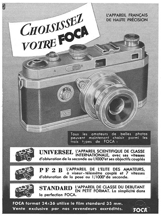 Publicité Foca 1949