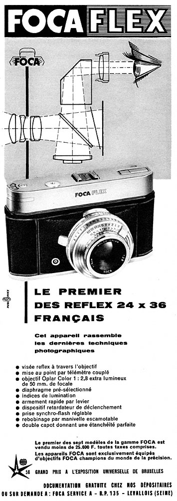 Publicité Foca 1959