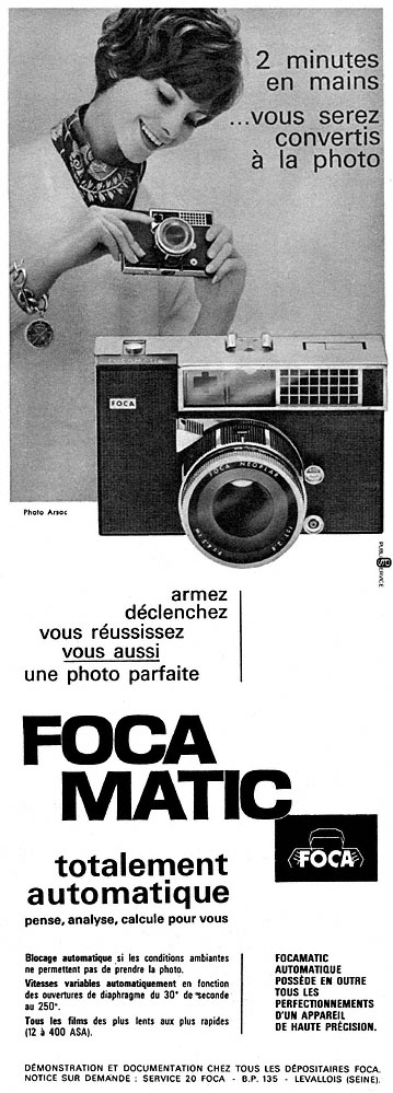 Publicité Foca 1961