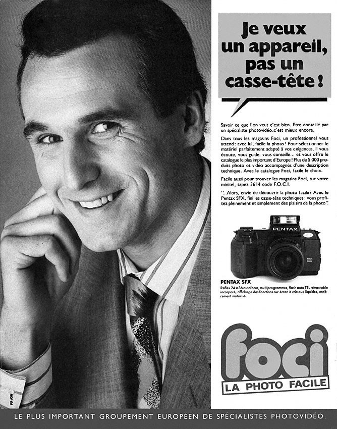 Publicité Foci 1988