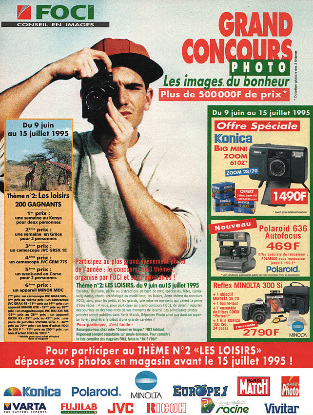 Publicité Foci 1995