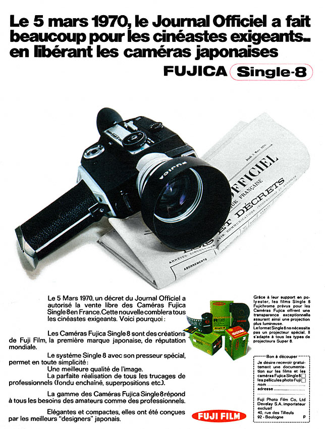 Publicité Fuji 1970