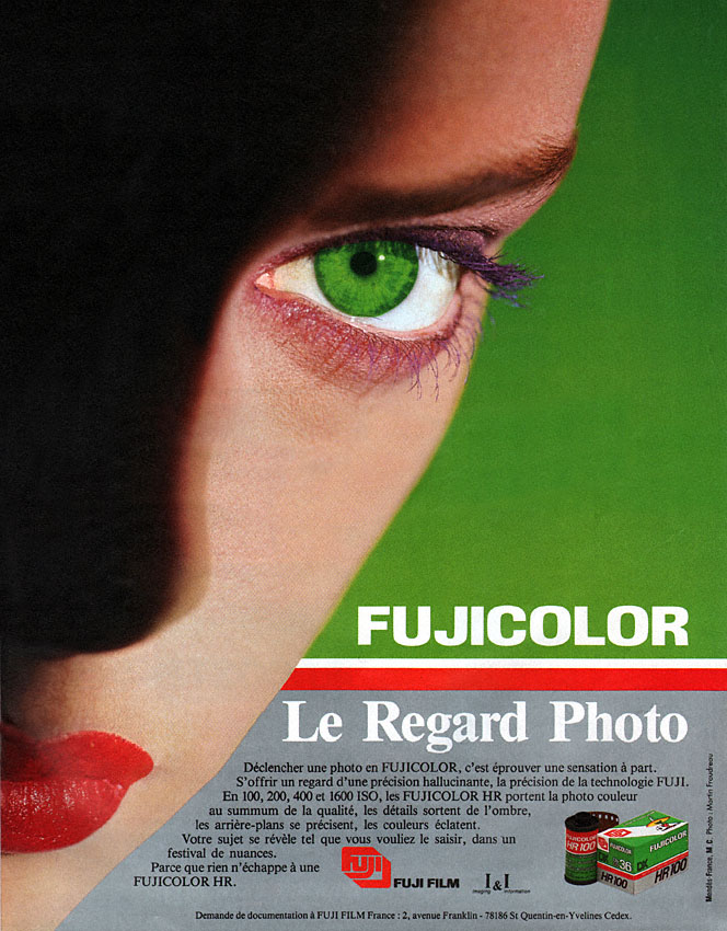 Publicité Fuji 1986