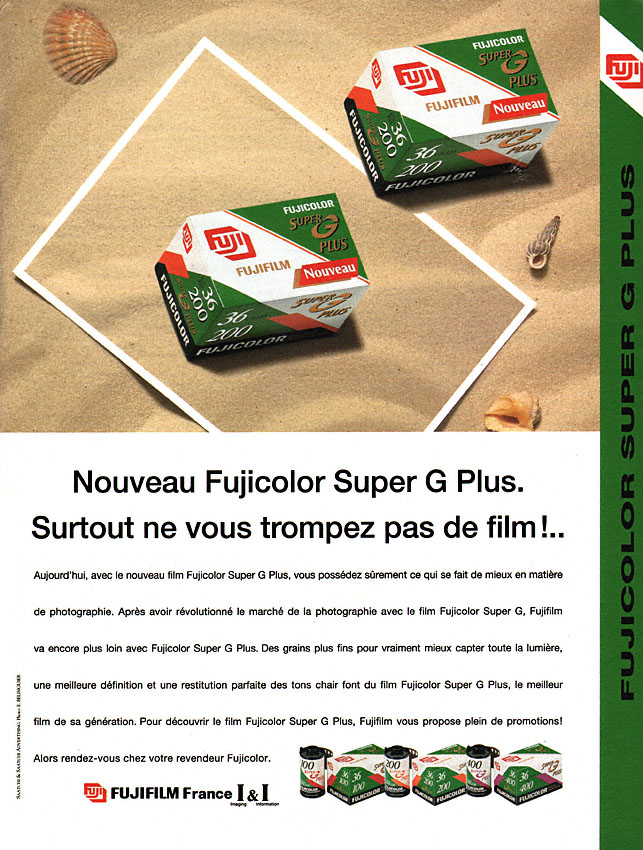 Publicité Fuji 1995