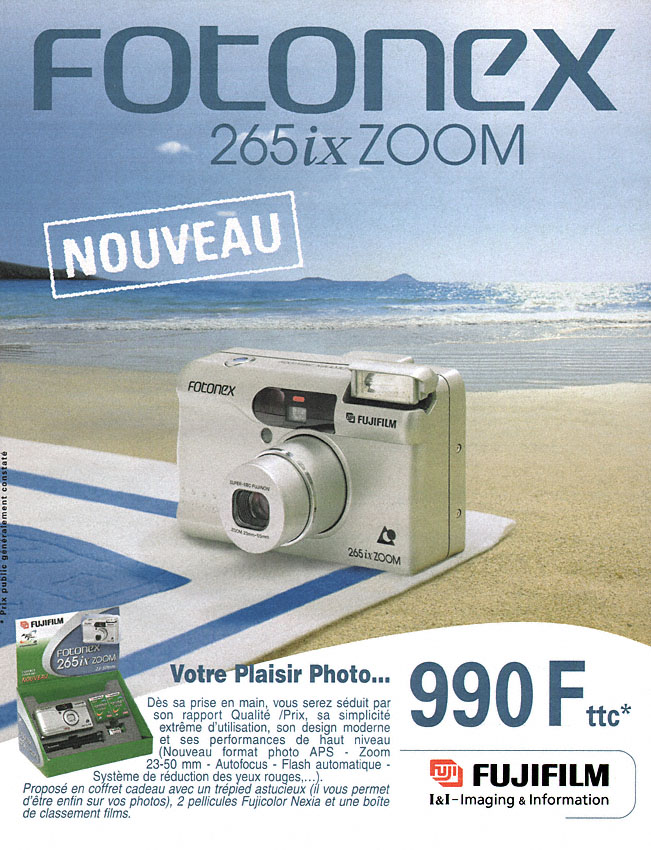 Publicité Fuji 1999