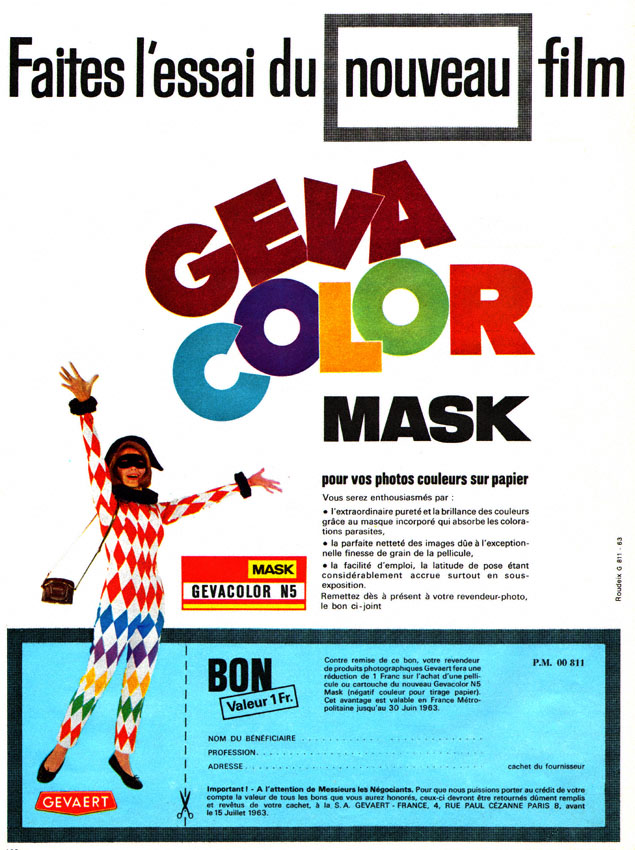 Publicité Gevaert 1963