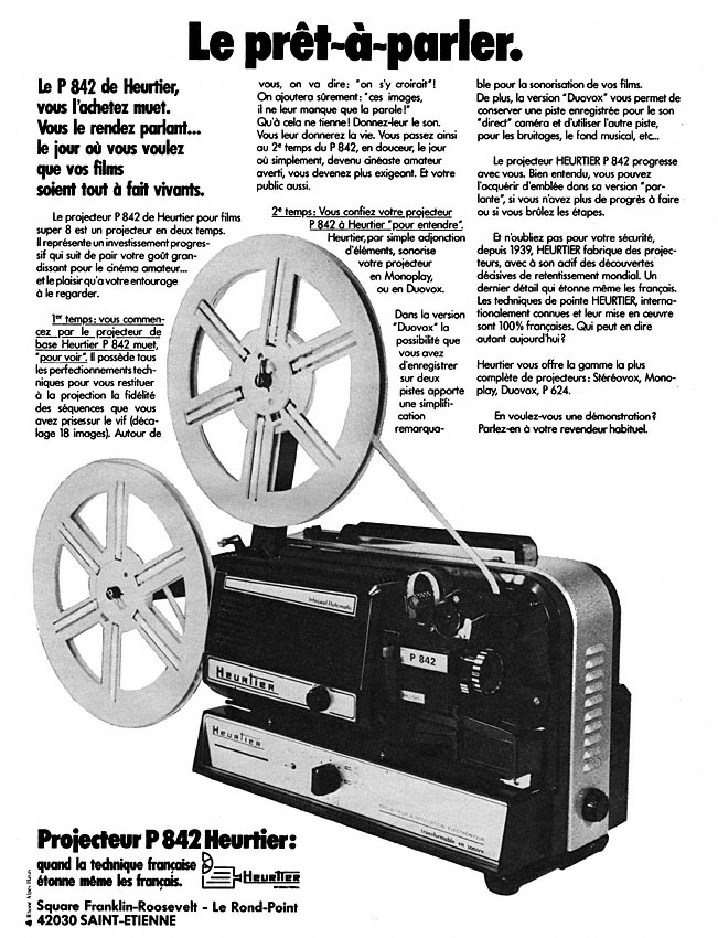 Publicité Heurtier 1976