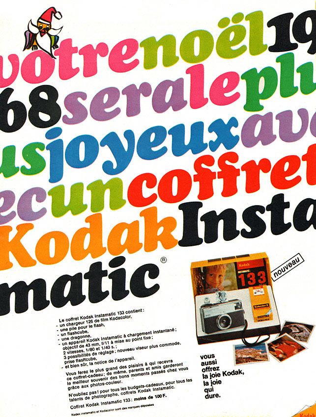 Publicité Kodak 1968