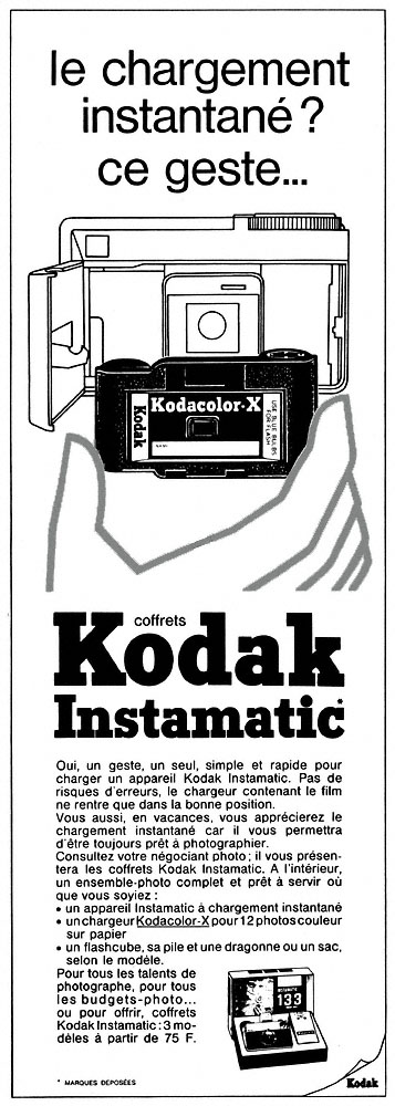 Publicit� Kodak 1969