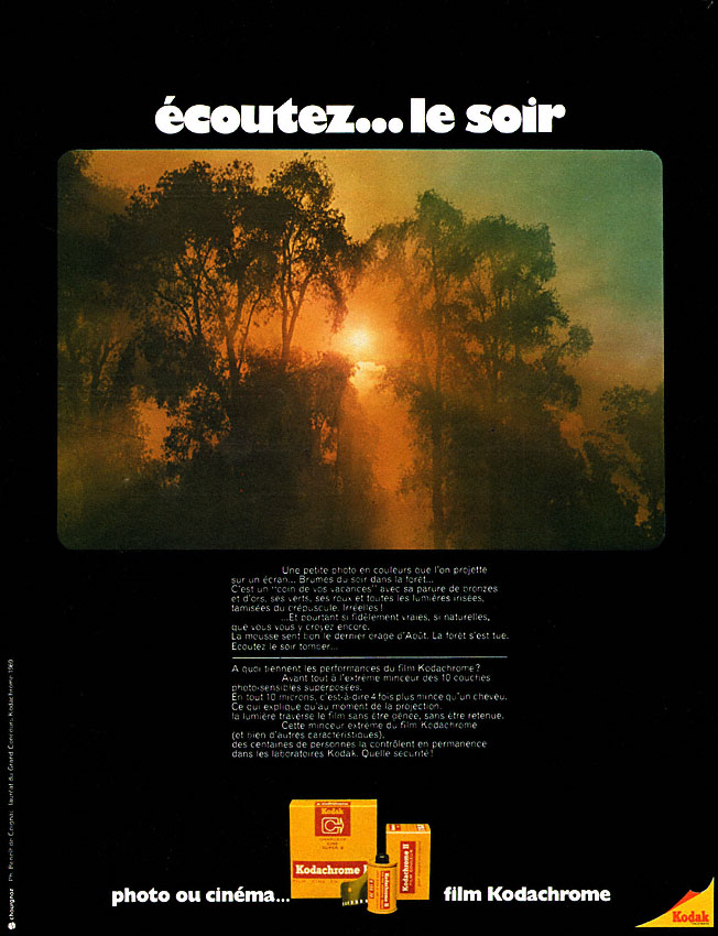 Publicité Kodak 1970