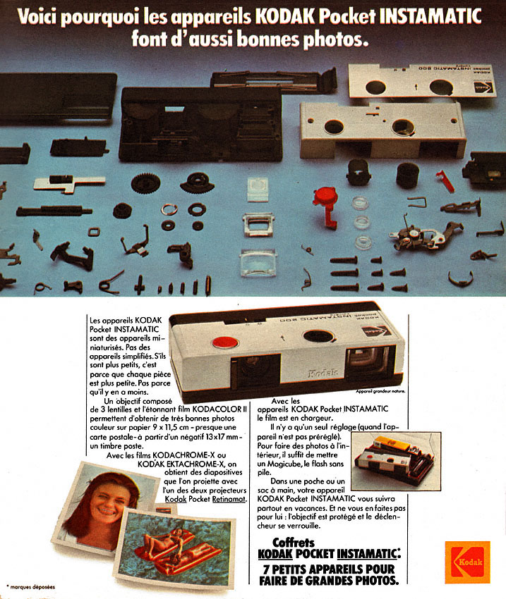 Publicité Kodak 1974