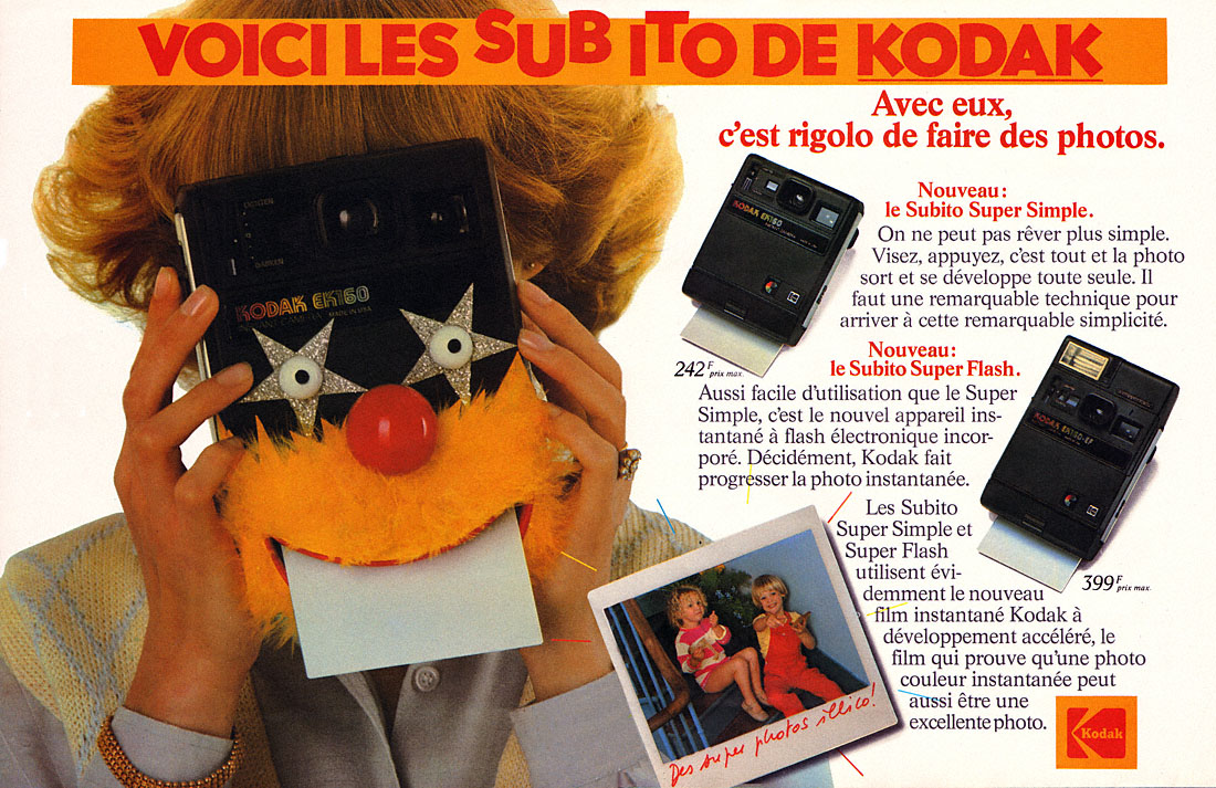 Publicité Kodak 1979