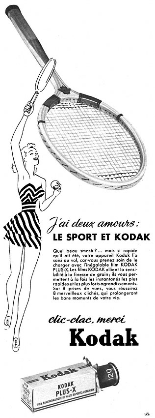 Publicité Kodak 1952