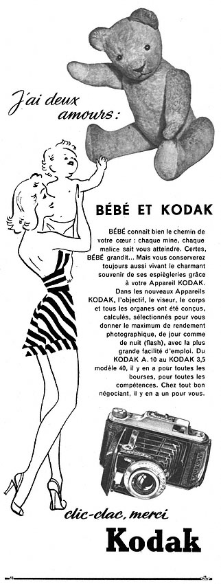 Publicité Kodak 1952