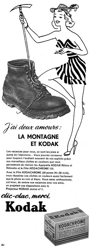 Publicité Kodak 1952