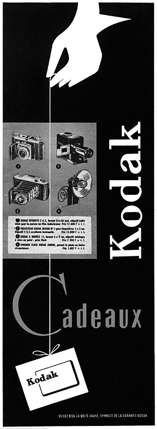 Publicité Kodak 1953