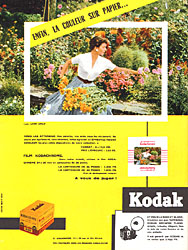 Publicit Kodak 1956