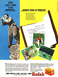 Publicit Kodak 1957