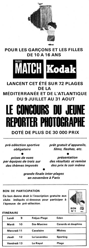 Publicité Kodak 1962