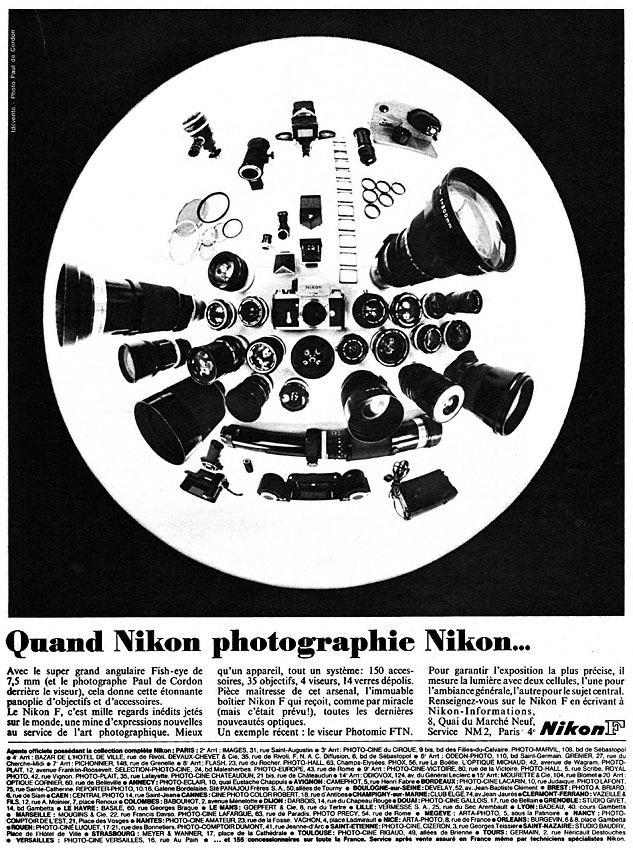 Publicité Nikon 1969