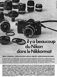 Publicité Nikon 1970