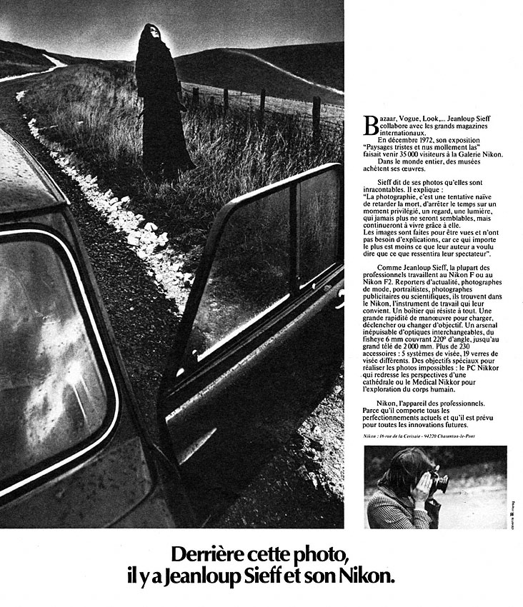 Publicité Nikon 1974