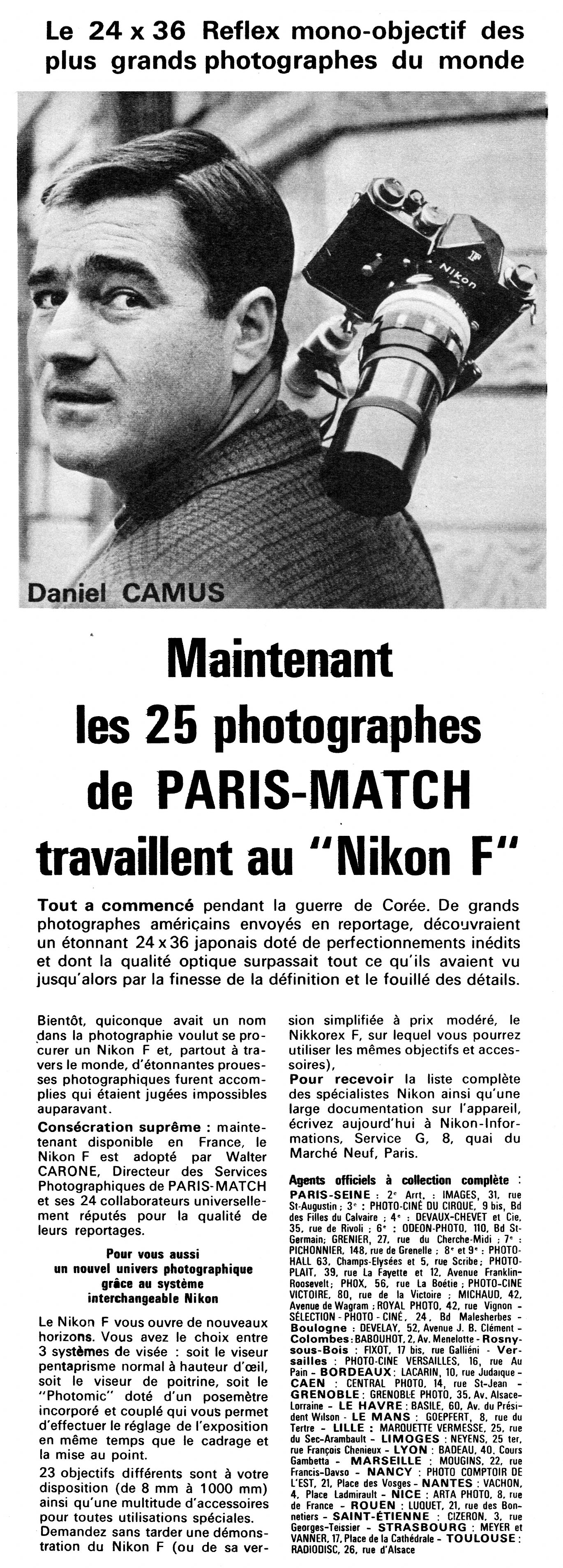 Marque Nikon 1964