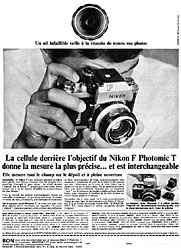 Publicité Nikon 1965