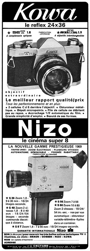 Publicit� Nizo 1969