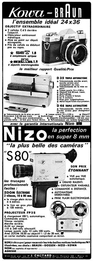 Publicité Nizo 1969