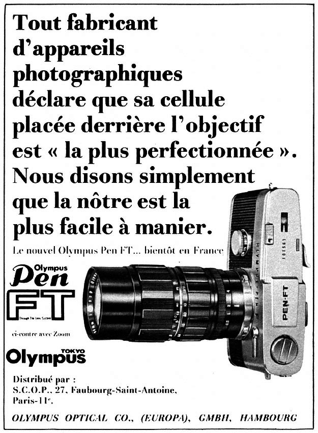 Publicité Olympus 1966