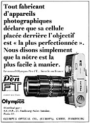 Publicit Olympus 1966