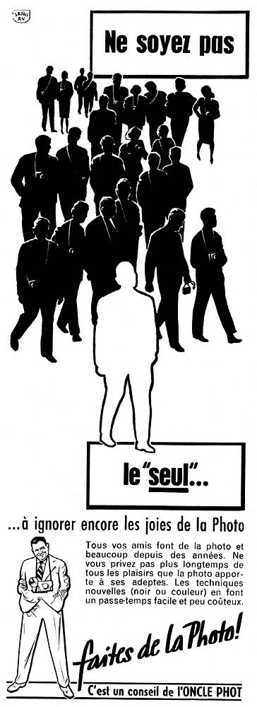 Publicité OnclePhot 1958