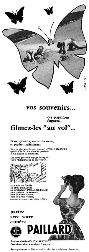 Publicité Paillard 1957