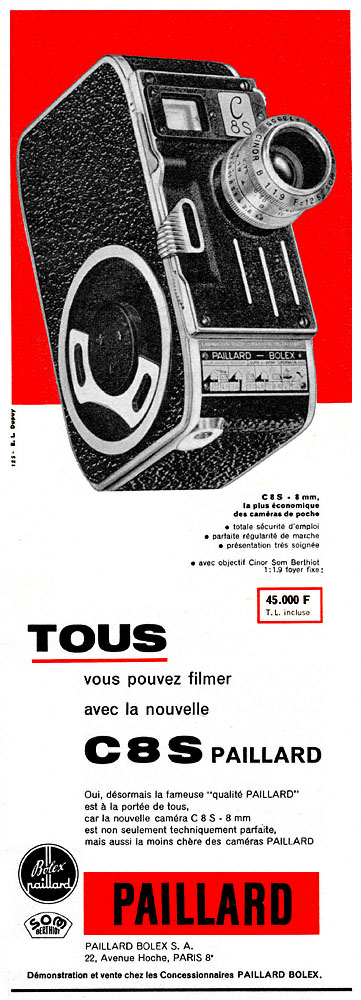 Publicité Paillard 1959