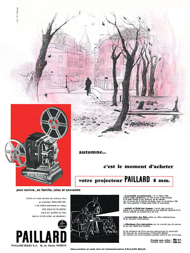 Publicité Paillard 1959