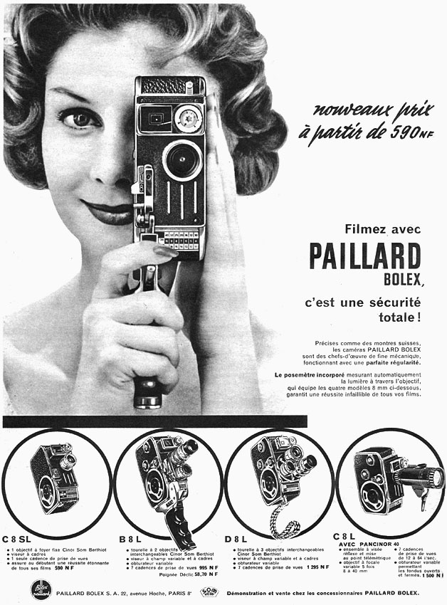 Publicité Paillard 1961