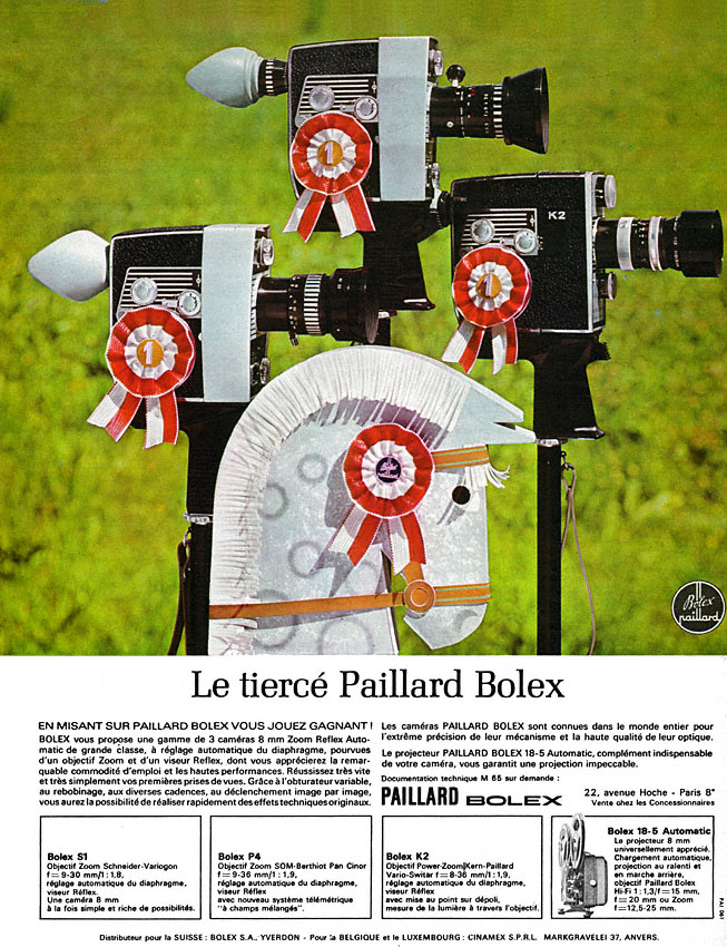 Publicité Paillard 1965