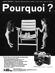 Publicité Pentax 1971